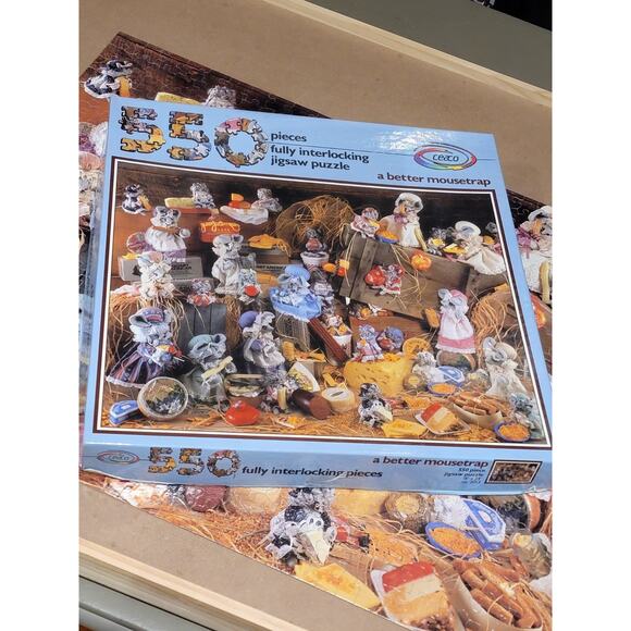 Ceaco A Better Mousetrap 550 Piece Jigsaw Puzzle Complete - Picture 2 of 12